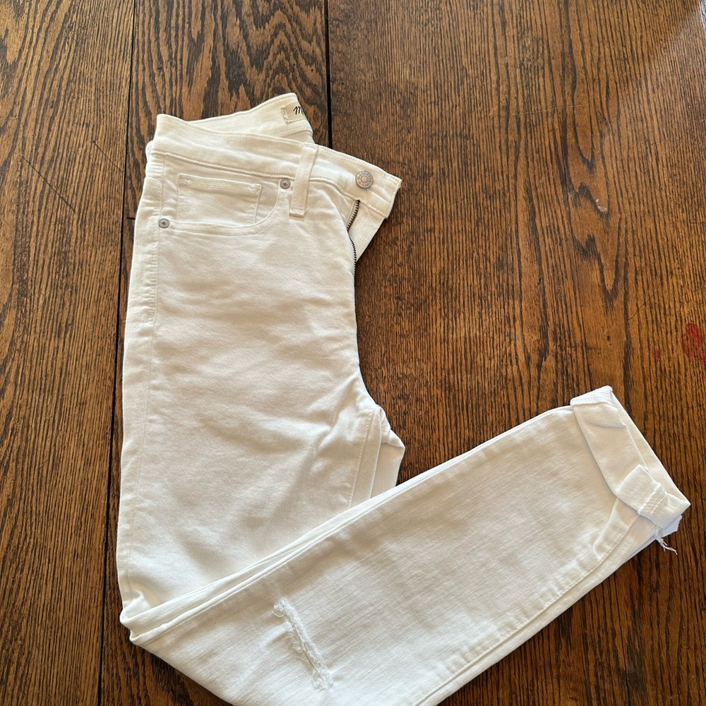 Madewell Women's Cream Skinny Jeans